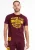 LONSDALE Shirt ‘Gruting’  curry / wijnrood