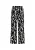 Dreimaster Stof broek Dames zwart wit