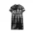 Pailletten t-shirt jurk met opstaande kraag voor dames Superdry