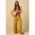 Sissy-Boy wide leg fit regular waist broek – geel