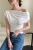 TRENDYOLMİLLA Dames Ecru Effen Mouwloos Getailleerd Blouses