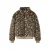 NAME IT KIDS faux fur jas met panterprint – beige
