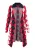 Mymo Vest Dames Zwart Rood Veelkleurig