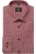 Marvelis Body Fit Overhemd rood/wit, Ruit