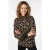 EsQualo Top “v” Gathering Chain Print Print