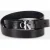 Calvin Klein Facet Ck Buckle Gloss Belt Black/antique Nickel