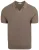 Profuomo Poloshirt Riva Luxury Structure Taupe