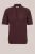 WE Fashion – Heren regular fit polo met opengewerkt structuur – Regular fit – Donkerrood – Biologisch katoen –