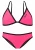 BENCH Bikini  pink / zwart