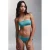 MANGO TEEN bandeau bikini donkergroen/turquoise