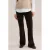 WE Fashion flared jeans – donkerbruin