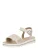 TOM TAILOR Sandaal  lichtbeige / goud