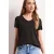 Street One Dames Basic shirt in Bruin