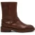 Steve Madden Loophole Booties Brown Leather
