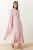 Trendyol Modest Dames Roze Effen Maxi Lang Stijlvol/Avond Recht Modest Avond Jurken