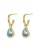 Hey Happiness Oorbellen ‘December Birthstone’  goud