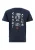 Oldskull Shirt ‘Asian Sushi Lover Graphic’  donkerblauw
