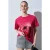 T-shirt met korte mouwen en print op de rug