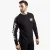 CAT HANDELSMERK BANIER Heren Katoenen Lange Mouwen T-Shirt Zwart