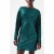 French Connection Elena Sequin Bow Back Dress Forest