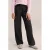 WE Fashion straight leg gestreepte pantalon – antraciet