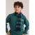 WE Fashion gestreepte sjaal – donkerblauw/donkergroen