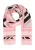 COMMA Sjaal  rosa / rosé / zwart / wit