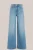 Blue Ridge – Dames super wide leg jeans – Mid waist – Blauw – Katoen –