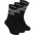 3-Pak Heren Vulloni Jacquard Logo Sport Sokken
