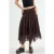 Hoge Taille Polkadot Maxi Rok