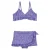 WE Fashion triangel bikini met ruches paars