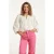 Smashed Lemon 25138 witte 3d bloemenblouse