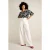 Summum Woman Wideleg Pants Cotton Lyocell Twill Off White