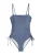 Marc O’Polo Badpak ‘ Shiny ‘  navy / wit