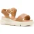 Hush Puppies Uplift Leren Dames Tan Sandalen