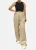 Stone tailleband detail broek met wijde pijpen