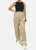 Stone tailleband detail broek met wijde pijpen