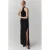Mango midi halterjurk – zwart