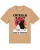 Watapparel Shirt ‘Catzilla’  donkerbeige / cranberry / zwart / wit