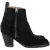 Acne Studios Rits Enkelboots in Zwart Ponyhaar