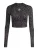 ADIDAS BY STELLA MCCARTNEY Functioneel shirt ‘Training Longsleeve Crop’  grijs / donkergrijs