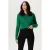 Noppies maternity zwangerschaps cropped trui groen grof gebreid
