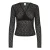 Dames-T-shirt met lange mouwen Ichi Lacey 2