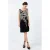 Jurk met print en strikdetail