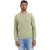 No Excess Pullover crewneck garment dyed + st light moss