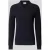 lindbergh Gebreide pullover met structuurmotief en platte kraag