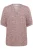 Blouse met korte mouwen Regular fit Pink/Grey Graphic print rose