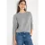 Cecil Dames Glitter ottomane shirt in Grijs