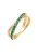 ELLI Ring  blauw / goud