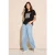 Street One Dames T-shirt met print in Zwart